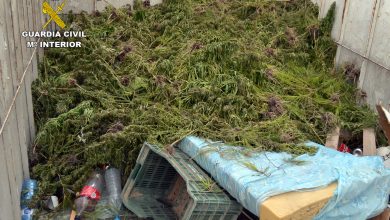 Photo of Un camión cargado de marihuana arrolla un coche de la Guardia Civil en su huida por la autovía