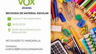 Photo of Vox Alcantarilla organiza una recogida de material escolar para familias necesitadas