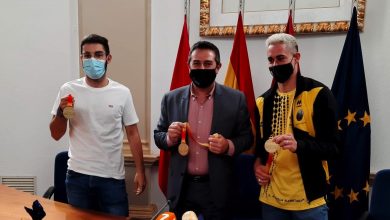 Photo of Recepción municipal a los atletas del Nutribán Sergio López y Pedro Conesa