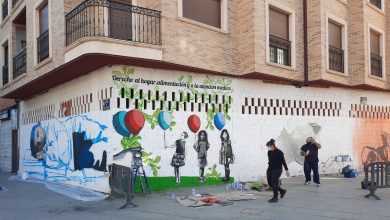 Photo of Diez artistas decoran calles y plazas de Alcantarilla para celebrar el Día Universal del Niño