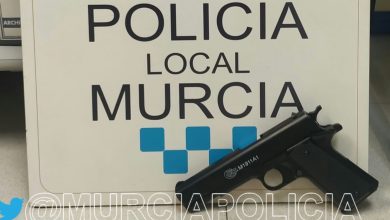 Photo of Denuncian a varios jóvenes por disparar una pistola de balines en la vía pública en Sangonera