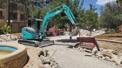 Photo of Las máquinas levantan el jardín de Campoamor para su renovación