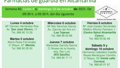 Photo of Farmacias de guardia en Alcantarilla del lunes 4 al domingo 10 de octubre