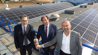 Photo of Instalan en Sangonera la Seca la planta fotovoltaica curva más grande de la Región
