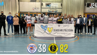 Photo of Hozono Global Jairis se impone con autoridad al Advisoria Mataró Maresme (38-82)