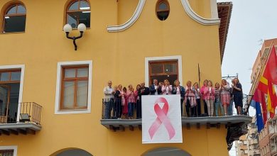 Photo of Un lazo rosa gigante contra el cáncer de mama