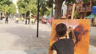 Photo of Los pintores toman las calles de Alcantarilla en el concurso de pintura rápida