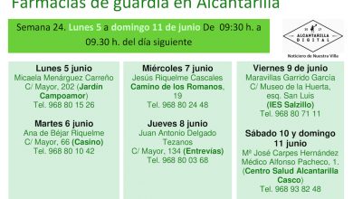 Photo of Farmacias de guardia en Alcantarilla del lunes 4 al domingo 11 de junio