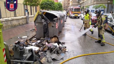 Photo of Detenido un hombre de 32 años por al menos 9 incendios de contenedores en Murcia