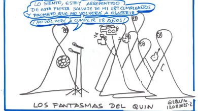 Photo of Viñeta. Los Fantasmas del Quin. Cumpleaños
