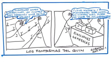Photo of Viñeta. Los Fantasmas del Quin. Votos