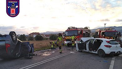 Photo of Seis heridos en el choque frontal de dos vehículos junto al Polígono Industrial