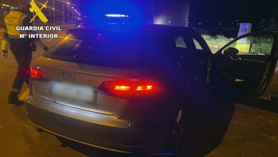 Photo of Circula ebria en sentido contrario en un trayecto de veinte kilómetros de la autovía A7