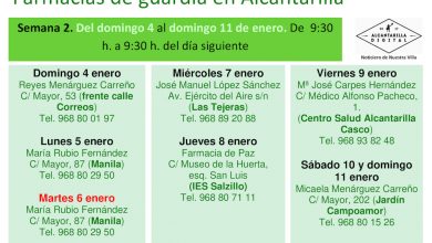 Photo of Farmacias de guardia en Alcantarilla del domingo 4 al domingo 11 de enero