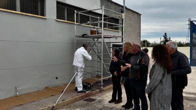 Photo of Alumnos en formación de oficios realizan mejoras en el campo de fútbol de Puebla de Soto