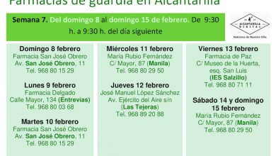 Photo of Farmacias de guardia en Alcantarilla del domingo 8 al domingo 15 de febrero