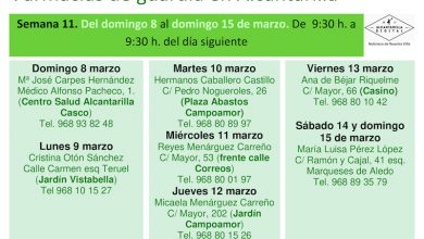 Photo of Farmacias de guardia en Alcantarilla del domingo 8 al domingo 15 de marzo