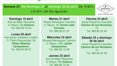 Photo of Farmacias de guardia en Alcantarilla del domingo 19 al domingo 26 de abril