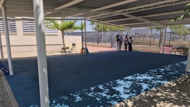 Photo of El colegio Pablo Gil Castillo de Sangonera la Seca estrena nuevo pavimento en el patio