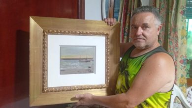 Photo of Un vecino de Puebla de Soto encuentra un cuadro original de Sorolla olvidado en la calle en Sevilla
