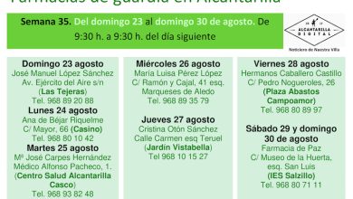 Photo of Farmacias de guardia en Alcantarilla del domingo 23 al domingo 30 de agosto